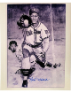 Red Moore signed Baltimore Elite Giants Negro League Vintage B&W 8x10 Photo imperfect- CSA COA/Show Ticket