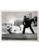 James Cool Papa Bell & Ted Double Duty Radcliffe dual signed Vintage B&W 8x10 Photo imperfect- COA