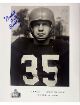 Bill Dudley signed Pittsburgh Steelers Class of 1966 Enshrinee Pro Football Hall of Fame 8x10 Photo Bullet imperfect- COA