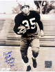 Bill Dudley signed Pittsburgh Steelers Vintage 8x10 Photo dual Bullet/HOF 66 imperfect- COA/Show Ticket