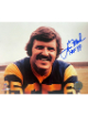 Tom Mack signed Los Angeles Rams NFL Licensed 8x10 Photo HOF 99 imperfect- COA