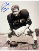 Jim Ringo signed Green Bay Packers Vintage B&W 8x10 Photo HOF 81 imperfect- COA
