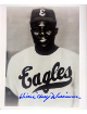 Willie "Curley" Williams signed Negro League Eagles Vintage B&W 8x10 Photo imperfect- COA
