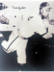 Pee Wee Jenkins signed New York Cubans Negro League Vintage B&W 8x10 Photo imperfect- COA/Show Ticket