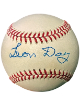 Leon Day signed Official ROAL Rawlings American League Baseball- Beckett Review (Negro League-Black Sox/Eagles/Elite Giants)