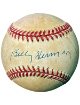 Billy Herman signed Official RONL Rawlings National League Baseball toned- COA (Chicago Cubs/HOF)