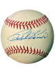 Ralph Kiner signed RONL Official National League Baseball- COA (Pittsburgh Pirates/HOF)