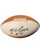 YA (Y.A.) Tittle signed Hard Plastic Mini Football #14 (5.5 inch)- COA (New York Giants/HOF)