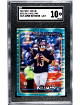 Caleb Williams 2024 Topps Chrome Aqua Sonar Refractor Rookie Card (RC) #202- /199- SGC Graded 10 Gem Mint (Chicago Bears)