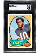 Gale Sayers 1970 Topps Card #70- SGC Graded 8 NM-MT (Chicago Bears/HOF)