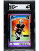 Brock Bowers 2024 Donruss Optic Preview Pink Prizm Rookie Card (RC) #394- SGC Grades 6 EX-NM (Las Vegas Raiders)