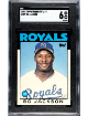 Bo Jackson 1986 Topps Traded Tiffany Rookie Card (RC) #50T- SGC Graded 6 EX-NM (Kansas City Royals)