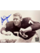 Stan Jones signed Chicago Bears NFL Licensed Vintage B&W 8x10 Photo- COA (HOF/7X Pro Bowl)