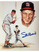 Stan Musial signed St. Louis Cardinals 8x10 Photo- COA (HOF/Stan the Man)