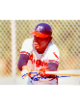 Rod Carew signed California Angels 8x10 Photo imperfect- COA (HOF)