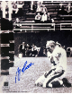 YA (Y.A.) Tittle signed New York Giants NFL Licensed Vintage B&W 8x10 Photo- COA (New York Giants/HOF)