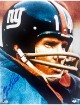 YA (Y.A.) Tittle signed New York Giants Color 8x10 Photo imperfect- COA/CSA Show Ticket
