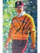 Joe Gibbs signed 4x6 1996 Goal Line Art / Pro Football Hall Of Fame Card- /5000- COA (Washington/COACH/HOF)