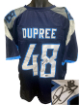 Bud Dupree signed Tennessee Navy Custom Stitched Pro Style Football Jersey #48 XL- Beckett Witnessed