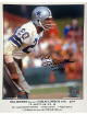 Mel Renfro signed Dallas Cowboys NFL Licensed Stat Photo #20 HOF 96- COA/Show Ticket