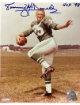 Tommy McDonald signed Philadelphia Eagles NFL Licensed 8x10 Photo HOF 98 imperfect- COA/Show Ticket