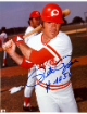 Pete Rose signed Cincinnati Reds 8x10 Photo #4256- Tuff Stuff LOA (Big Red Machine)