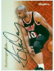 Tim Hardaway 1996-97 Skybox Premium Autographics Black Ink Certified NBA On Card Auto (Miami Heat)