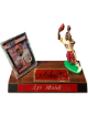 Art Monk signed 1989 Kenner Starting Lineup NFL 3.5x1.75Metal Cut Trading Card/SLU Figure/Display/Wood Base/Nameplate-COA