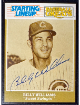 Billy Williams signed 1989 Kenner Starting Lineup Cubs MLB SLU On Card Auto- COA