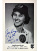 Joan Berger Knebl  signed Rockford Peaches 5x7.5 B&W Photo HOF 11-5-88- COA (AAGPBL)