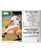 Phil Niekro signed Atlanta Braves MLB Licensed Hall of Fame Induction Day 8x10 Photo/Card- Tuff Stuff COA/Show Ticket