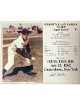 Bob Feller signed Cleveland MLB Licensed Hall of Fame Induction Day 8x10 Photo/Card- COA (HOF)
