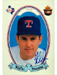 Nolan Ryan signed Texas Rangers 3.5x5 1989 Wildfire Prevention Promo Card- COA