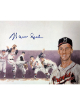Warren Spahn signed Milwaukee Braves 8x10 Photo- COA (HOF)