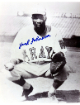 Josh Johnson signed Homestead Grays Negro League Vintage B&W 8x10 Photo minor dings- COA/CSA Show Ticket
