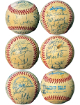 1985 Cleveland Team Signed ROAL Rawlings Baseball -22 Sigs  JSA LOA (Corales/Joe Carter/Bonds/Nixon/Jacoby/Butler/Ruhle)