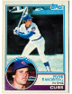 Ryne Sandberg 1983 Topps Rookie Card (RC) #83 (Chicago Cubs/HOF)