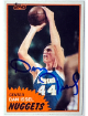 Dan Issel signed 1981-82 Topps On Card Auto #11- COA (Denver Nuggets/6X ABA AS/ABA CHAMP)
