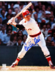 Carlton Fisk signed Boston White  Sox MLB Licensed 8x10 Photo minor dings- Tuff Stuff COA/Show Ticket (HOF)