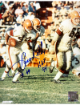 Leroy Kelly has hand signed this Cleveland Brown NFL Licensed 8x10 Photo #44 HOF 94- COA