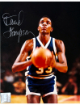 David Thompson signed Denver Nuggets NBA Licensed 8x10 Photo- CSA COA/Show Ticket (HOF/N.C. State)