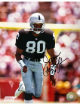 James Lofton signed Los Angeles Raiders NFL Licensed 8x10 Photo #80 minor dings- COA (HOF)
