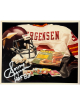 Sonny Jurgensen signed Washington Football Collage 8x10 Photo minor dings HOF 83- Tuff Stuff LOA/Show Ticket