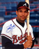 Dave/David Justice signed Atlanta Braves MLB Licensed 8x10 Photo minor dings- Tuff Stuff LOA
