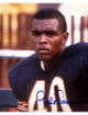 Gale Sayers signed Chicago Bears 8x10 Photo minor dings- NFL Alumni LOA (HOF/ROY)