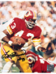 Larry Brown signed Washington NFL Licensed 8x10 Photo #43- COA/Show Ticket (1972 MVP)