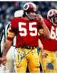Chris Hanburger signed Washington NFL Licensed 8x10 Photo minor smudge- COA/Show Ticket (HOF/9X Pro Bowl)