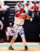 Sean Casey signed Cincinnati Reds MLB Licensed 8x10 Photo #21 minor dings- Tuff Stuff COA/Show Ticket
