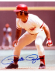 Pete Rose signed Cincinnati Reds MLB Licensed 8x10 Photo minor dings- COA (HIT KING/4256)