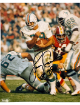 Larry Csonka signed Miami Dolphins 8x10 Photo #39 minor dings- Tuff Stuff COA